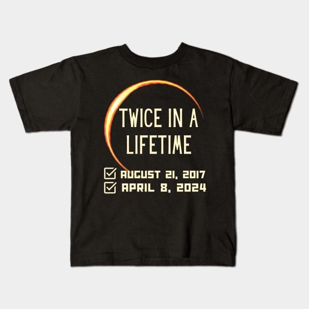 Solar-eclipse Kids T-Shirt by Little Quotes